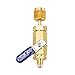 Yellow Jacket 93846, Ball Valve SAE Male Flare x Female Flare (Pack of 6 pcs)