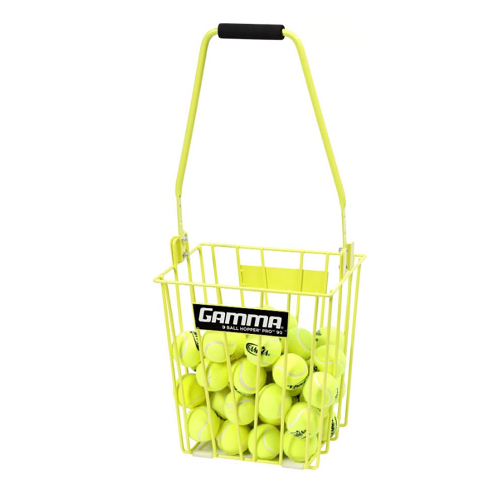 Gamma Ballhopper Pro 90, Ballsammelkorb, Gelb, 90 Bälle, 1 Set