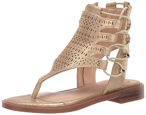 Vince Camuto Girl's Juli Flat Sandal, Gold Rush, 3 Medium Us Little Kid #TOP14