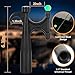 Opow Telescoping Boat Pole with 2 Pcs Hooks, Telescopic Boating Pole with Rust-Resistant Floating Durable Luminous Bead Hook - Extend from 3.4FT- 8FT for Boating Docking or Clean Accessories