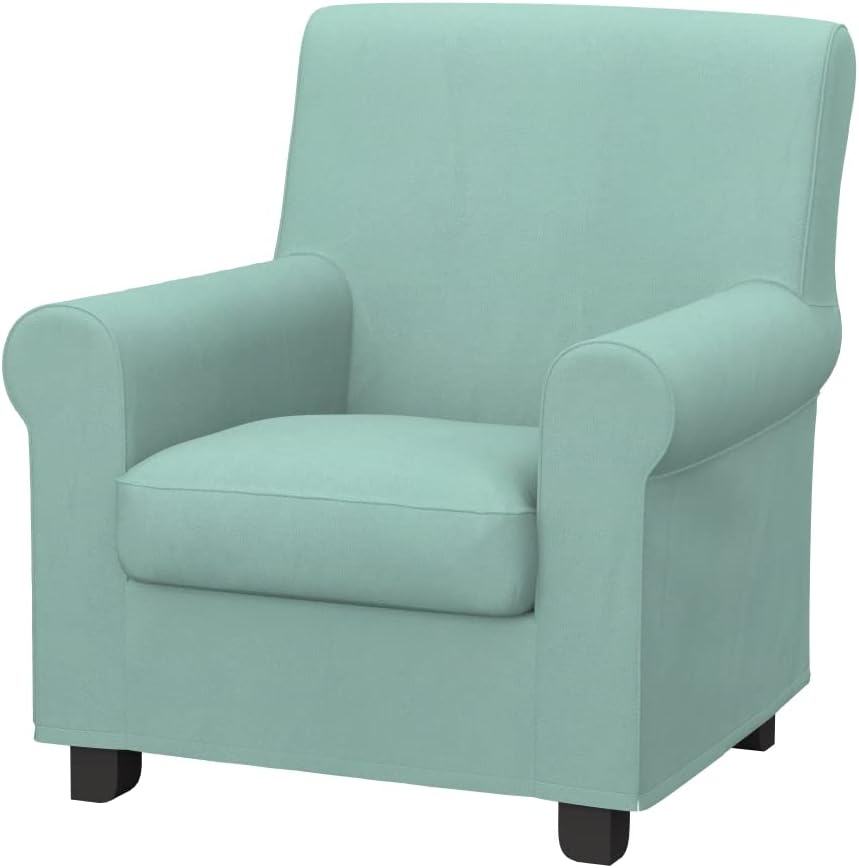 Soferia Replacement Compatible Cover for Gronlid Armchair, Fabric Eco Leather Mint