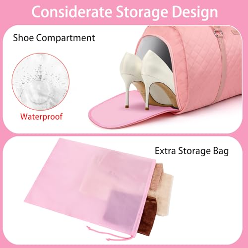 Bolsa esportiva conversível para viagem, bolsa de mão com bolsa de higiene pessoal, bolsa grande de