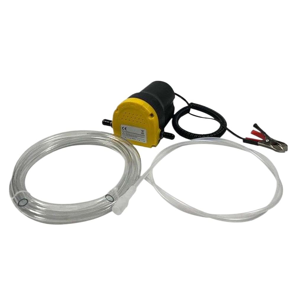 Pompa di trasferimento fluidi 12V/24V per olio motore, diesel e fluido idraulico - Compatibile con auto, moto e barche