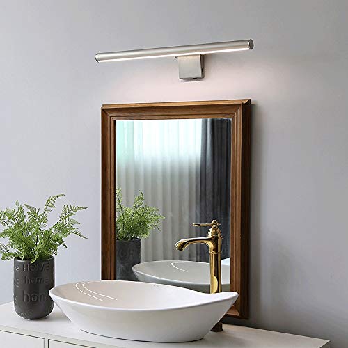 Luces de espejo LED de 8w y 6000k en aluminio impermeable para baño 3