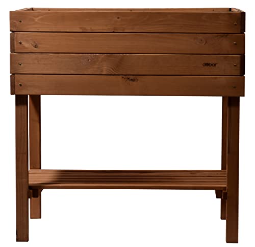 Breites Hochbeet Kubus von dobar für Balkon und Garten