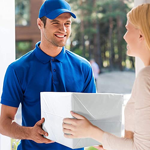 Switory 100 Stück Versandtaschen für Kleidung Versandtüten für Kleidung mit starkem selbstklebendem Klebstoff Versand Tüte Weiß 368x483mm