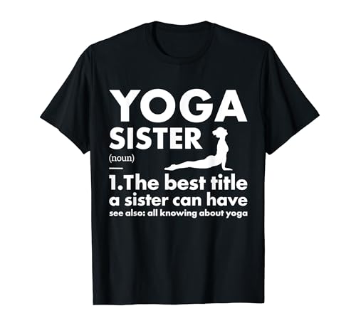 Yogi Sister Definición Yoga Camiseta