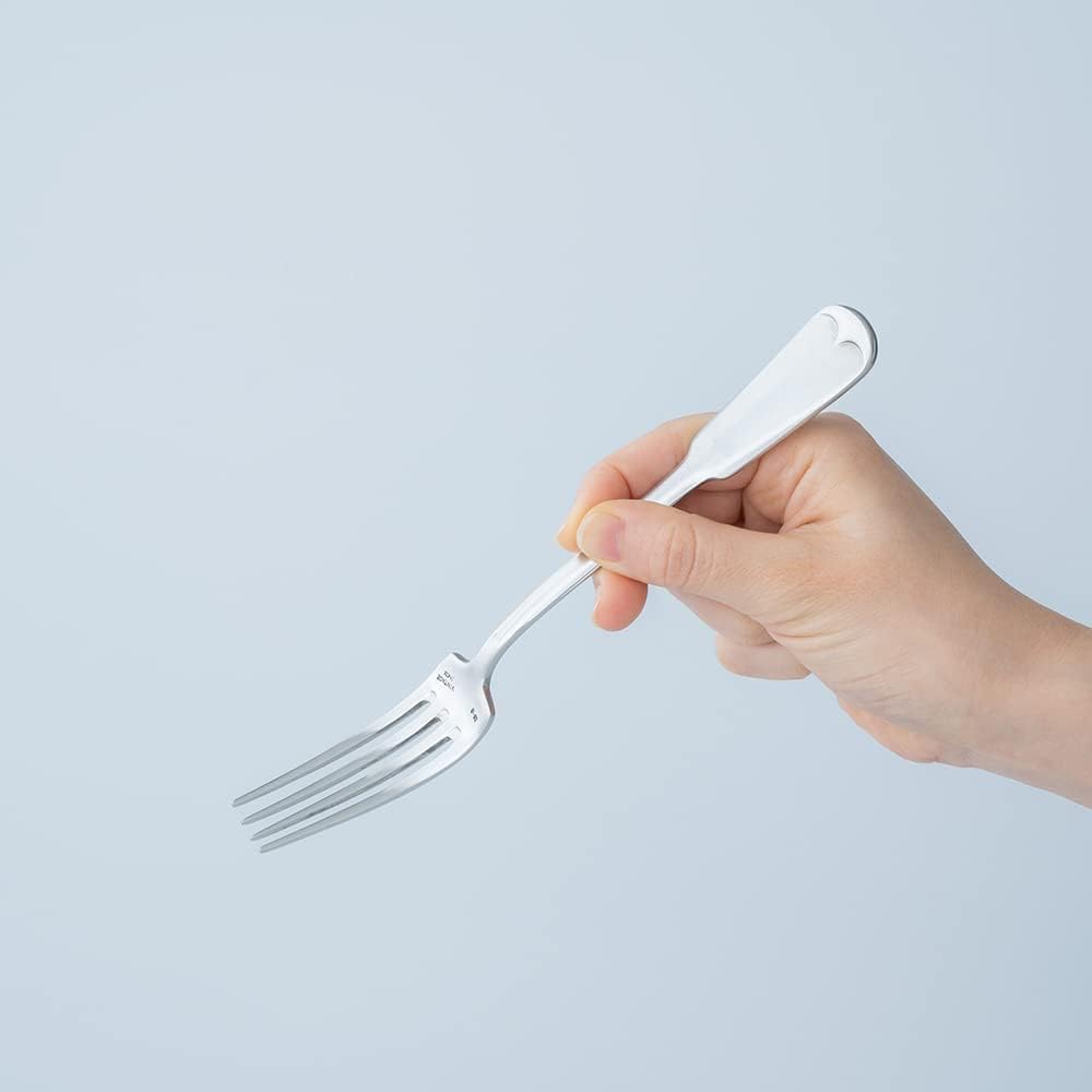 Aoyoshi 557767 Lutes Classic Satin Dinner Fork Silver L 7.3 inches (185 mm)