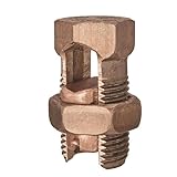 Copper Split Bolt Connectior, UL Listed, Conductor for 10str-4Str and 10 to 4 Gauge Cable (10 Pack)