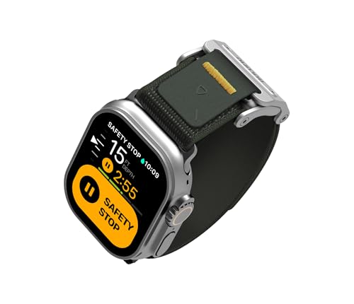Image of Aulumu A11 Mag Buckle Slim Band Designed for Apple Watch Band | for Apple Watch Ultra2 /Apple Watch Ultra 49mm, Series 9 /8 /SE2 /7 /6 /SE /5 /4 /3 /2 /1 45mm /44mm /42mm | Stainless Steel Magnetic Clasp Band