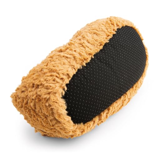 NICI Hausschuhe Hund braun 40-43 (L) - braun - Warme NICI Kuscheltier Hausschuhe für Jungen, Mädchen & Erwachsene, Tier-Schuhe mit Anti-Rutsch Sohle, Slippers - 62170