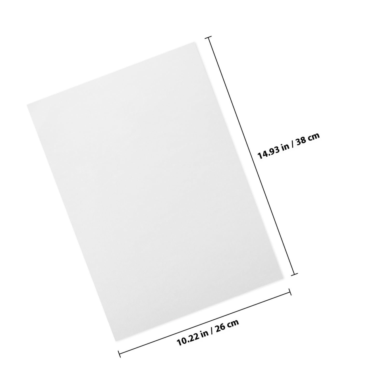 HOMSFOU Carta da Acquerello 160g 8k Grana Grossa per Pittura a Acqua Studenti Artisti Professionali 50 Fogli Chiari