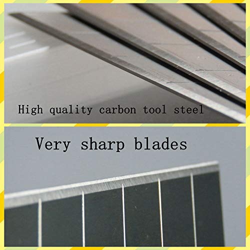 Bs 25Mm Snap Off Blades 0.7Mm(T) X25Mm(W) X127Mm(L) Heavy Duty Blade Carbon Tool Steel Blades Box Cutter Blade #TOP2