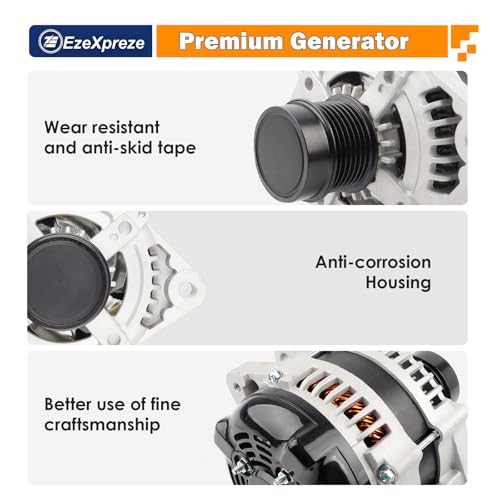 Image of Ezexpreze 11196 Alternator Compatible with Lexus GS300 V6 3.0L 2006,Lexus GS350 V6 3.5L 2007-2011,Lexus IS250 V6 2.5L 2006-2011,OE#7060-31060 104210-2050
