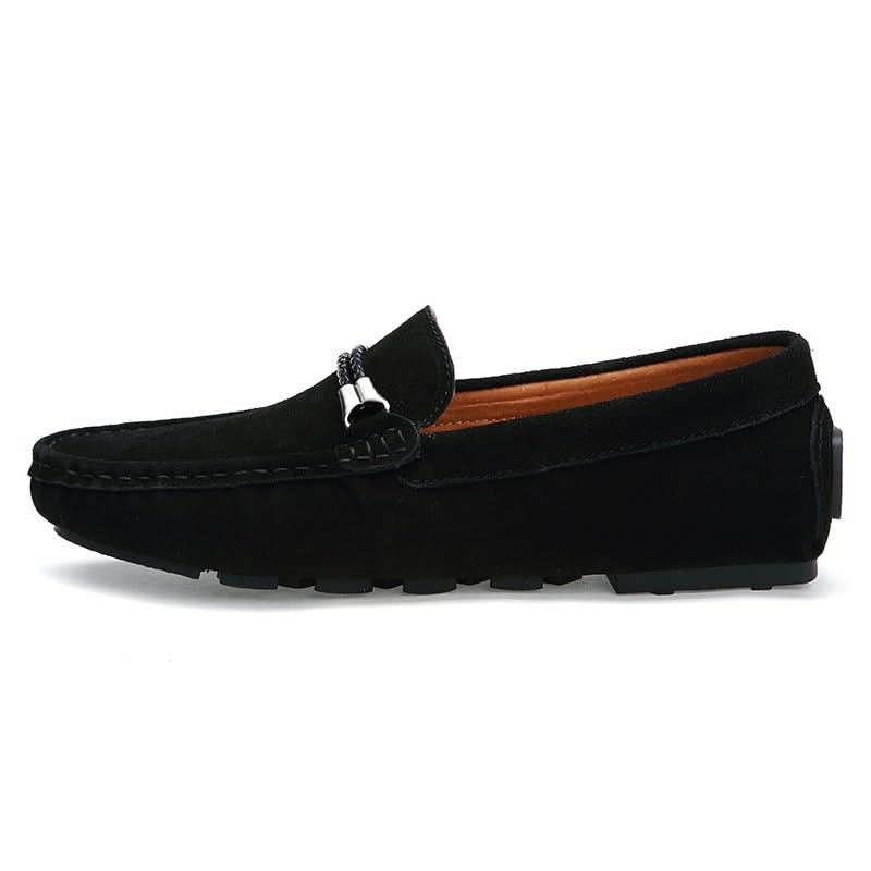 Men's Loafers Shoes Suede Vamp Round Toe Driving Moccasins Shoes Anti-Slip Slip Resistant Comfortable Classic Slip-on2