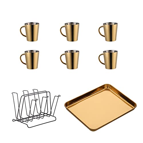Taza de café portátil de acero inoxidable con almacenamiento de tazas extra 2