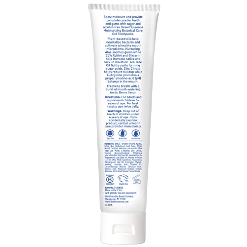 Desert Essence Moisturizing Botanical Care Gel Toothpaste #TOP26