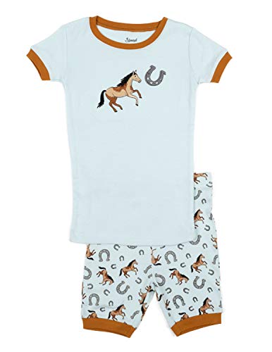 Leveret Kids & Toddler Pajamas Boys Shorts 2 Piece Pjs Set 100% Cotton Sleepwear (2-10 Years)