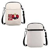 Multifonction : le sac à bandoulière en toile de 21 cm x 20 cm dispose d'une poche intérieure, et il est suffisant pour contenir vos objets essentiels dans votre vie quotidienne, peut être utilisé dans de nombreuses situations. La taille parfaite le rend léger et pratique à transporter, vous pouvez l'utiliser comme shopping quotidien, transporter des téléphones, cartes de crédit, clés, fournitures de maquillage, fournitures artistiques, fournitures de bureau, fournitures scolaires, désinfectant pour les mains, téléphones portables, voyages, promenade du chien, camping, course, cyclisme, randonnée ou plage.