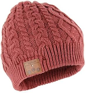 Tenergy Wireless Bluetooth Beanie Hat with Detachable Stereo Speakers & Microphone, Fleece-Lined Unisex