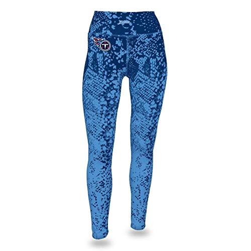 Officially Licensed Zubaz Women's NFL NFL Women's Gradient Print Leggings, Tennessee Titans, Size X-Small