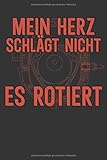  Mein Herz schlägt nicht es rotiert: Auto tuning Notizbuch für Tuner und Motorsport fans. 120 Seiten Liniert. Für Notizen, Skizzen, Zeichnungen, als Kalender, Tagebuch oder als Geschenk.