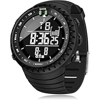 Relógio Masculino Esportivo Digital à Prova d’Água com Iluminação LED e Design Resistente