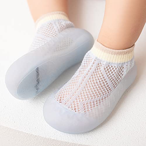 Toddler Baby Kids Summer Shoes Socks Anklet Soft Sole Girls Boys Solid Slipper Cute Cotton Walking Socks Shoes4