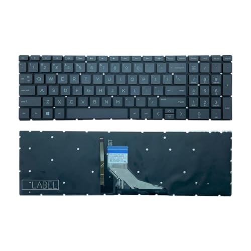 Clavier HP Pavilion 15-DA rétroéclairé US pièce de rechange grise pour PC 17-by