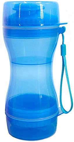 Dog Water Bottle,Upgraded 3-in-1,Water Container,Food Container and Drinking Feeding Bowl,Pet Water Bottle for Pets Outdoor Walking…