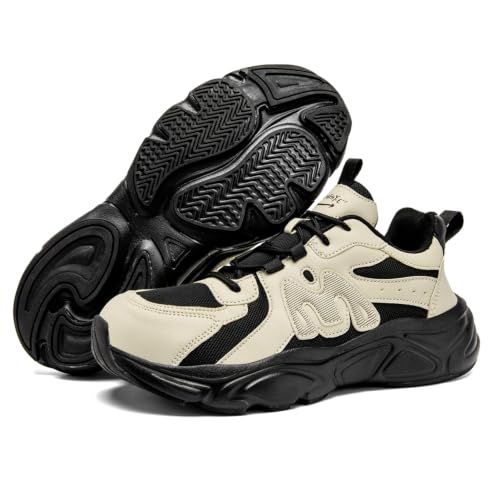 Image of Nutropa Steel Toe Boots for Men, Lightweight Safety Work Shoes, Comfortable Breathable Composite Toe Boots Slip-Resistant Indestructible Shoes