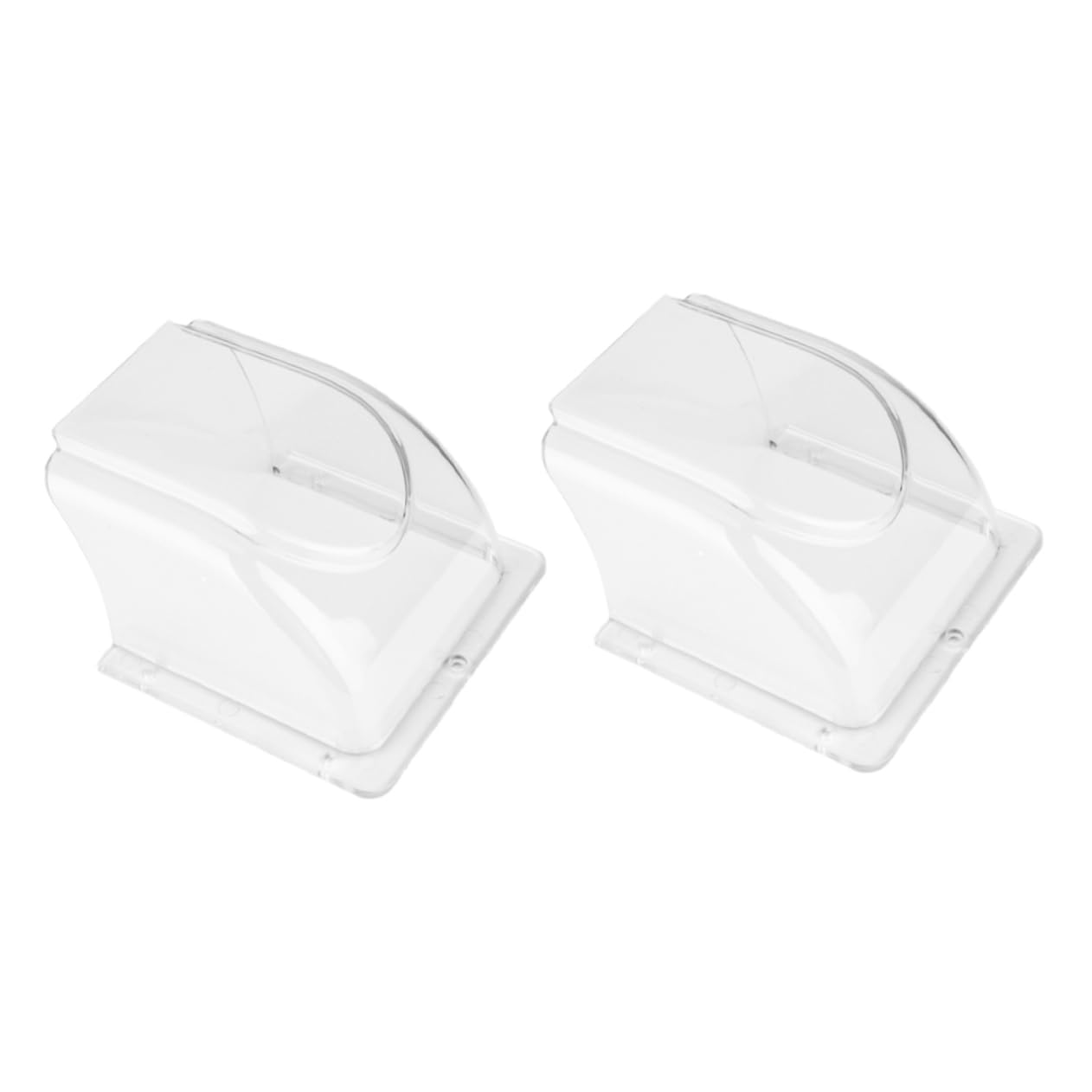 Cubierta de lluvia para control de acceso exterior Hemobllo protector de teclado 2 piezas 1