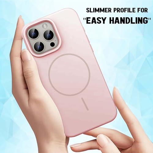 Image of Kratos Active Grip Silicone Case Cover Compatible with iPhone 15 Pro Max - Enhanced Protection, Wireless Magnetic Charging Case with Raised Edge Camera & Screen Protection, Shock-Resistant Design