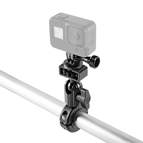 Tackform Motorcycle Action Camera Mount - [Enduro Series] Bar Mount And Trail Cam - Compatible With Gopro And Other Action Cameras - All Metal, Built To Outlast You. #TOP4
