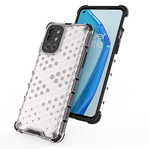 Image of Glasgow Back Case Cover Compatible with OnePlus 9R (Stylish Design) -Transparent
