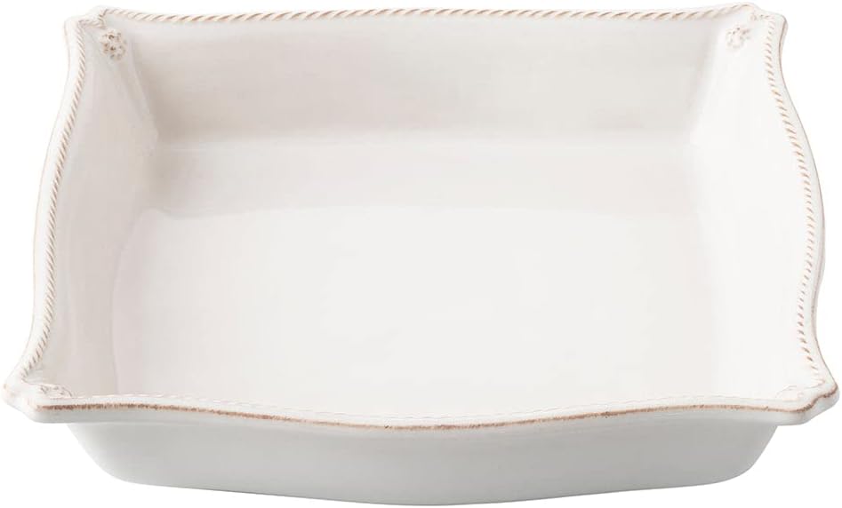Juliska Berry & Thread Matzoh Plate - Whitewash