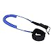 NONMON Leash de Surf Inventos,10 Pies 7mm Correa Enrollada de Tabla de Surf,Cable Cordón Espiral TPU,Bobina de Tobillo para Stand Up Paddle Board Paleta Plana Open Water,Azul