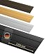Türschwelle Gedotec selbstklebendes Übergangsprofil in Schwarz, 1000 mm Alu