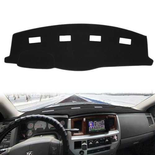 Tapis de tableau de bord Dodge Ram 1500 2500 3500 4500 5500 noir