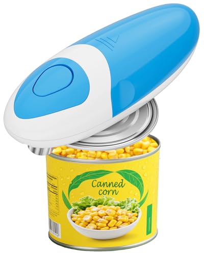 Electric Can Opener for Seniors Arthritis: Battery Operated, Hands free, Cordless, One Touch, Easy to Clean - Automatic Can Opener Smooth Edge with Powerful Motor for Kitchen by Befumly