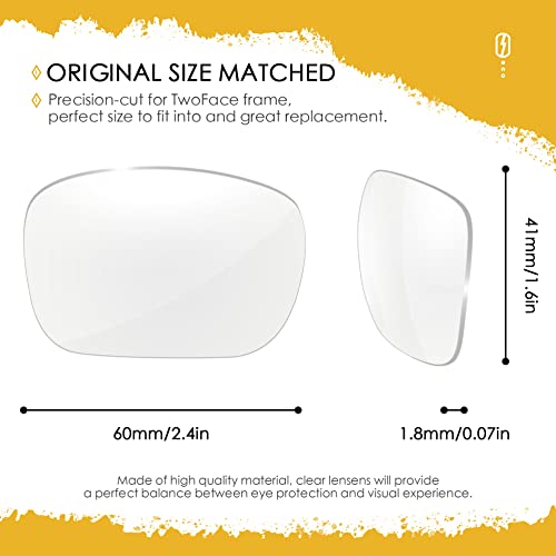 Image of ANSI Z87.1 Replacement Lenses For Oakley TwoFace OO9189 Sunglasses