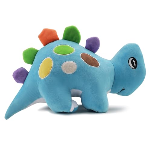 Image of Soft Plush Blue Dinosaur Stuffed Soft Toy with Cute Hug-Friendly Plush for Babies, Toddlers & Children Safe, Lightweight & Easy to Clean (40 CM)