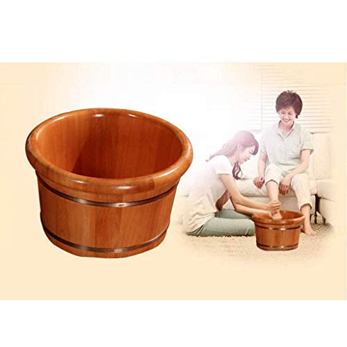 Spa de pies de madera maciza con diseño creativo y masaje miniatura 3