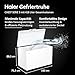 Haier Gefriertruhe CHEST SERIE 3 HCE420D I 418 L Tiefkühltruhe mit Innenbeleuchtung, Schnell-Gefrierfunktion & Low Frost I Freezer Kühltruhe inkl. 3 Metallkörben I Energieklasse D