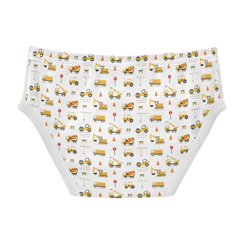 Boys' Exclusive Briefs Toddler Underwear 95% Combed Cotton Boxerbriefs 2T Construction Vehicle Pattern Cars 232