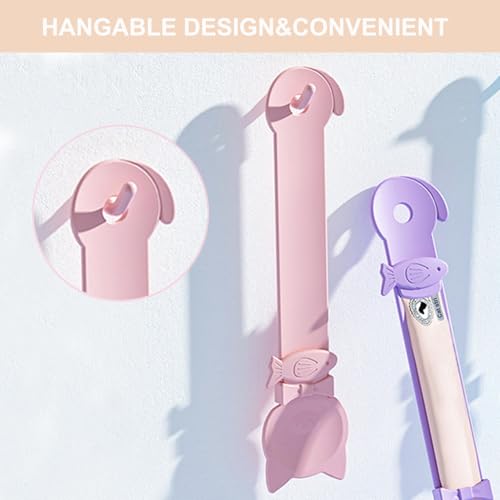 Image of PETPAWLOVELY-1PCS Cat Treat Spoon Squeeze,Cat Strip Feeder spoon,Multi-Function Dispenser spoons,Easy Feeding Spoons for Licky Treats,Pet Food tool for Wet Food(Pink)
