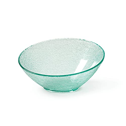 G.E.T. B-788-JA Angled Cascading Serving Bowl for Salads, Rice and Dessert, 16 Ounce / 8", Jade