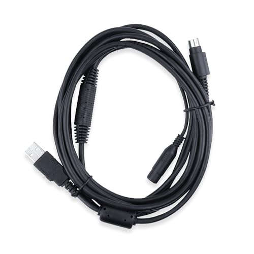 Image of HUYUN USB Webcam Power Cable Data Cord Wire Compatible for Logitech CC2900e CC3500e / PTZ Pro,10Ft