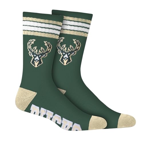 Image of Ultra Game Men's NBA Official Athletic Cushioned Secure Fit Team Crew Socks-3 Pack