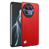 Custodia Per Realme GT 8 Pro (6,79”) – Cover Posteriore In Vetro Sfumato Rosso/Nero, Antiurto Con Airbag Angolari, Antigraffio E Facile Da Pulire